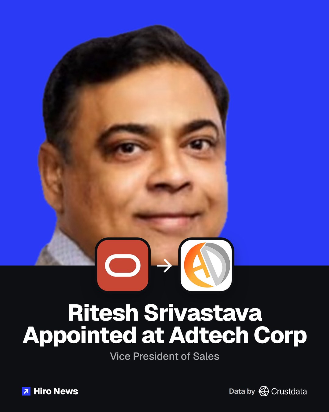 Ritesh Srivastava, from Oracle to Adtech Corp